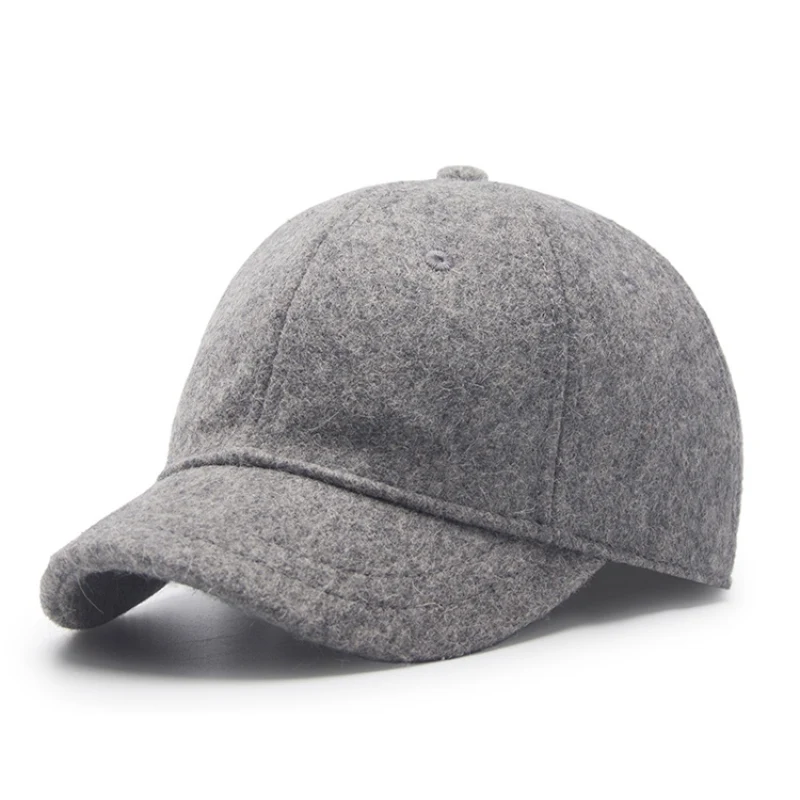 Новая модная Регулируемая шерстяная шапка для зимних видов спорта на открытом воздухе теплая Бейсболка для взрослых Кепка в стиле хип-хоп - Цвет: QH