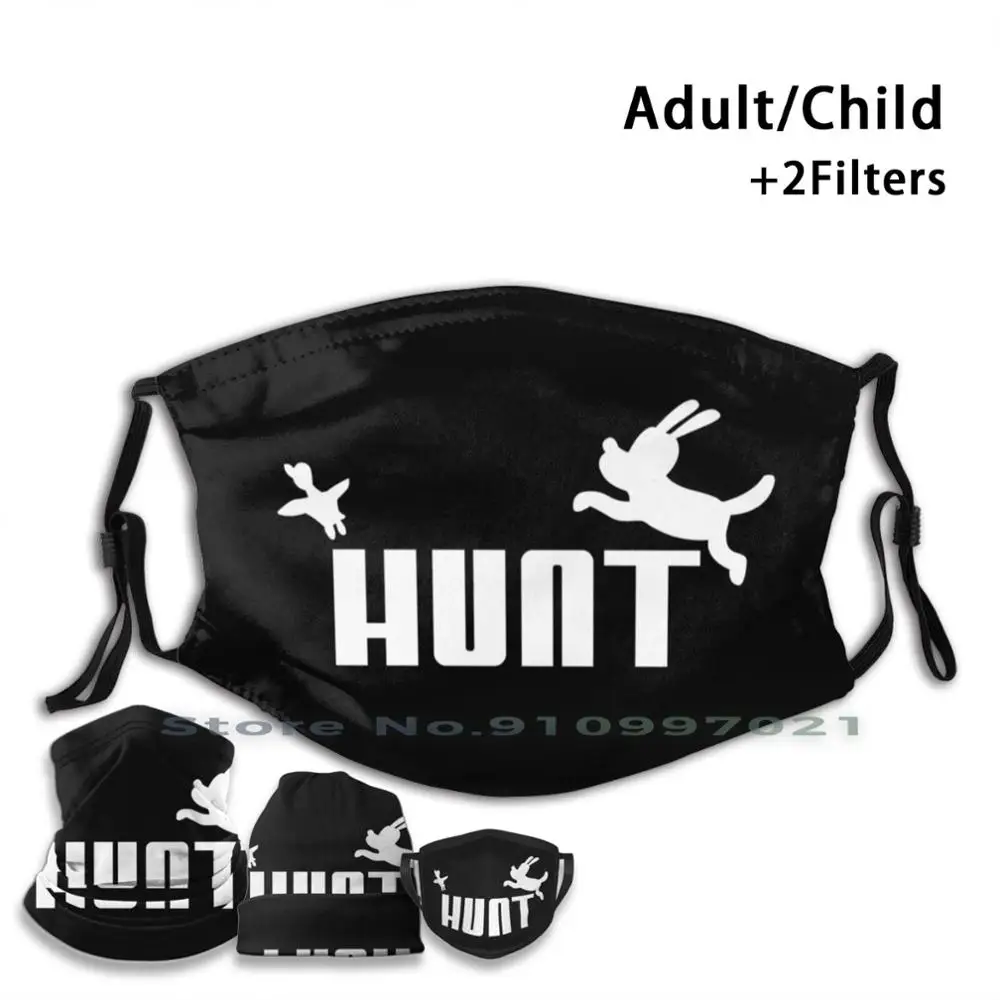 

Hunt Reusable Mouth Face Mask With Filters For Child Adult Duck Hunt Videogames Gaming Gamer 8 Bits