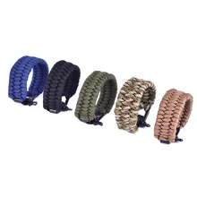 Походная веревка для зонтика браслет для мужчин и женщин Веревка со свистком Пряжка аварийный комплект браслеты мужские ювелирные изделия