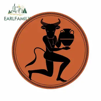 

EARLFAMILY 13cm x 12.9cm for Zodiac In The Style of Ancient Greece Car Stickers Decal Bumper Window Waterproof Anime Waterproof
