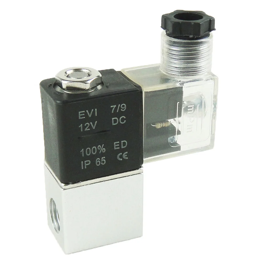 Воздушный Соленоидный клапан 2/2 нормально закрытый 1/4 дюйма DC24V 2V025 08|solenoid valve|12 volt
