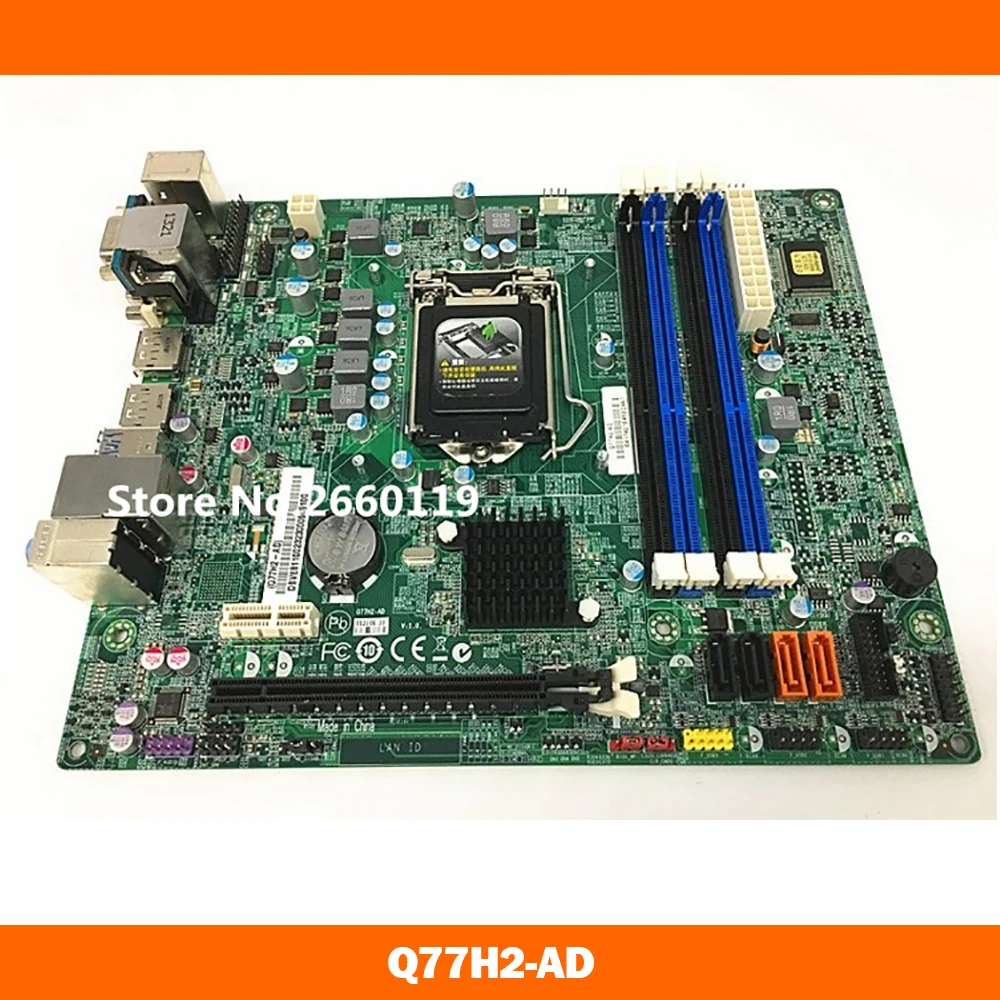 Desktop Mainboard For Q77H2-AD 1155 Motherboard Fully Tested | Компьютеры и офис