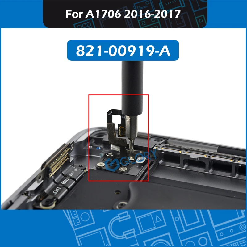 

Original New Laptop A1706 Touch ID Button Power ON/OFF Button 821-00919-A for Macbook Pro 13" A1706 Late 2016 Mid 2017