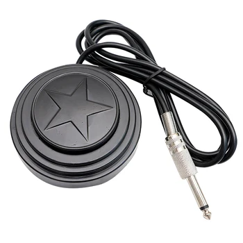 

Tool Tattoo Foot Pedal Switch Plastic Machine Electronics Round Plug 360 Degree With Cable Power Supply Accessories Non Slip