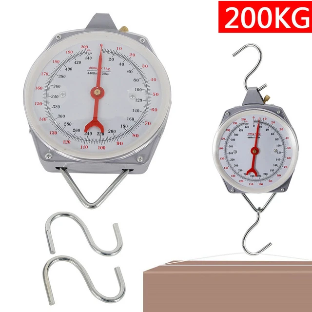 200Kg High Strength Digital Weighing Scales Hanging Hook Accessories Heavy  Duty Small Fishing Hanging Scale with