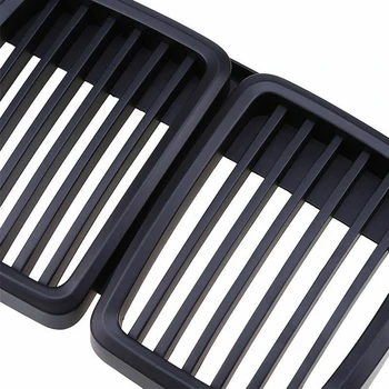 

Black matte Car front grill Accessory Set Hood Trim Replacement Durable