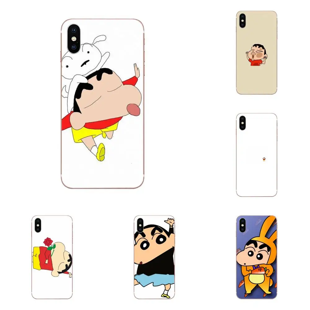 

For Xiaomi Redmi Mi 4 7A 9T K20 CC9 CC9e Note 7 9 Y3 SE Pro Prime Go Play TPU Art Online Cover Case Shin Chan 16