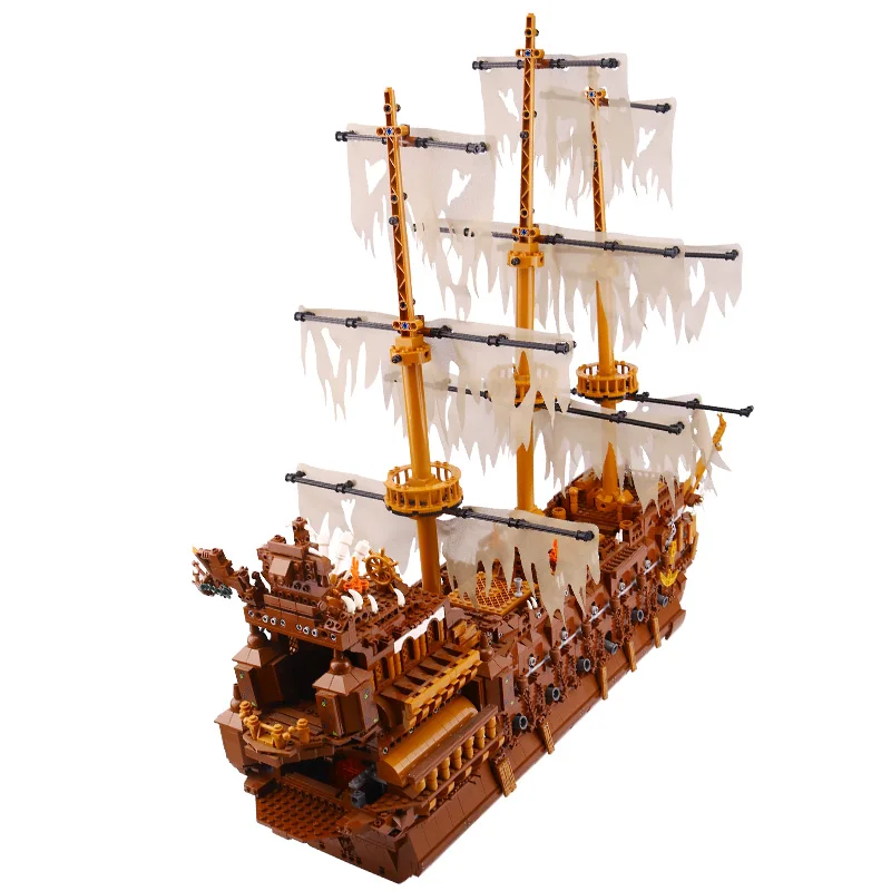 16016 83015 3642 шт. серия MOC The Flying the netherland корабль строительный комплект блоки Развивающие игрушки для детей Подарки