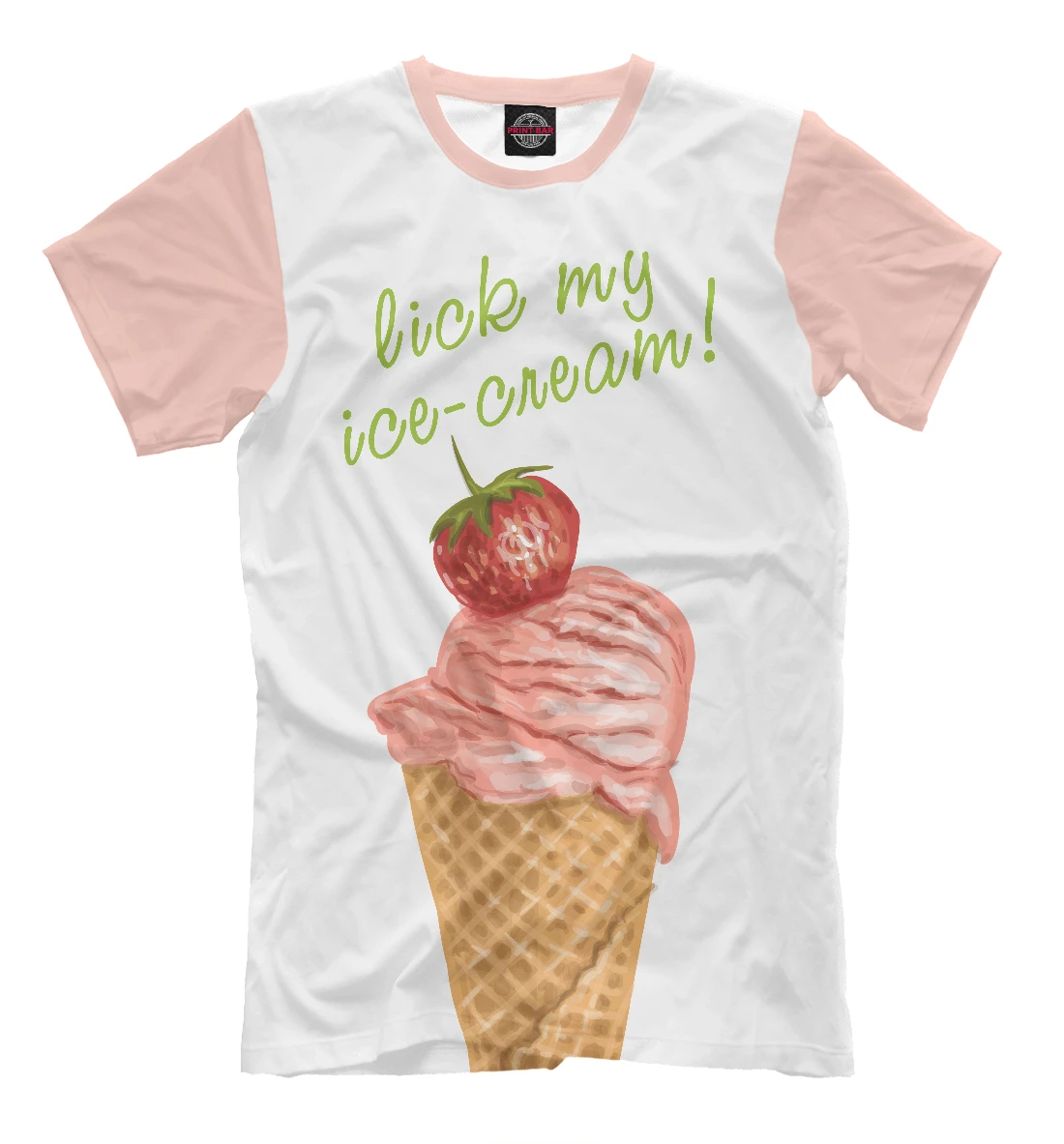 Футболка Lick my ice cream (Пляж) | Мужская одежда