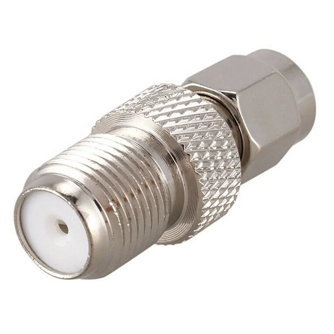 

1PCS F Type Female Jack To SMA Male Plug Straight RF Coaxial Adapter F Connector To SMA Convertor Gold Tone 9.5mm