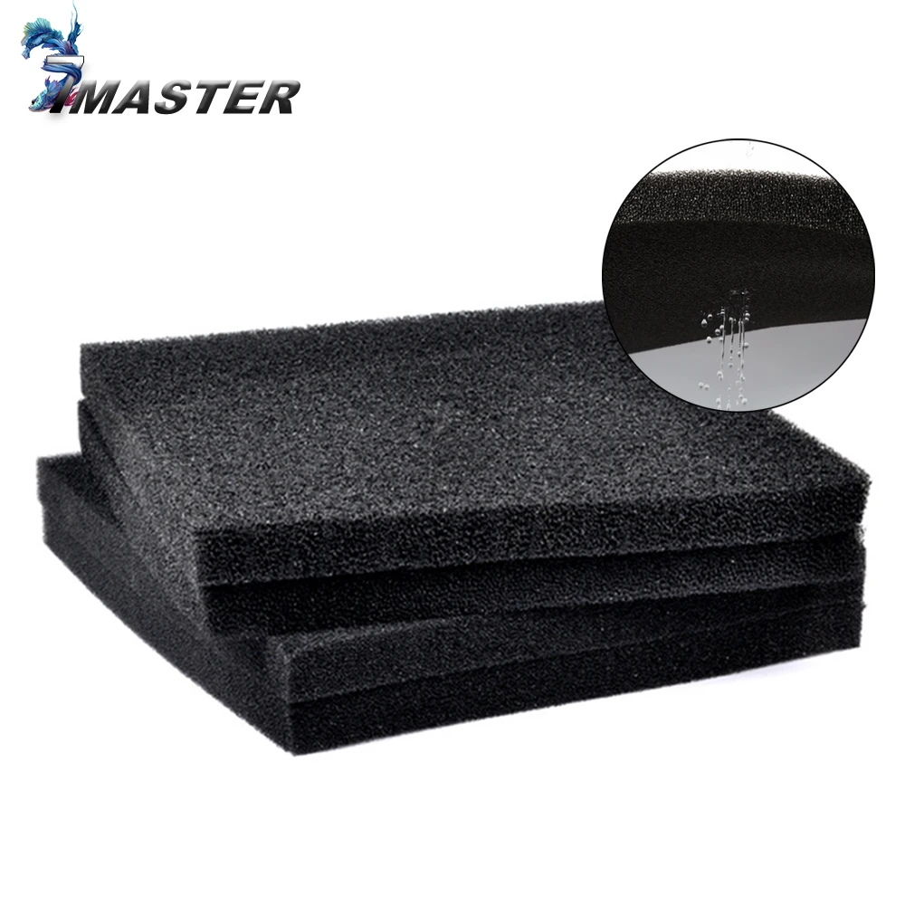 

Aquatic Bio Sponge Filter Media Pad Cut-to-fit Foam for Aquarium Fish Tank Light weight And Softness Design 1 Piece 3 Sizes