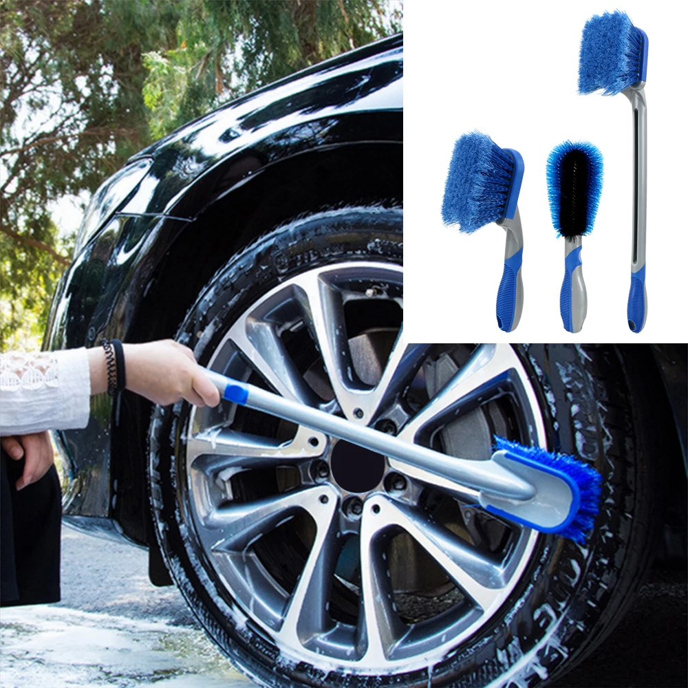 

Multi-Functional Car dust Car detailing Car Wheel Brush Tyre Cleaning Brush Car wash Combination Tool Car Washing Tool