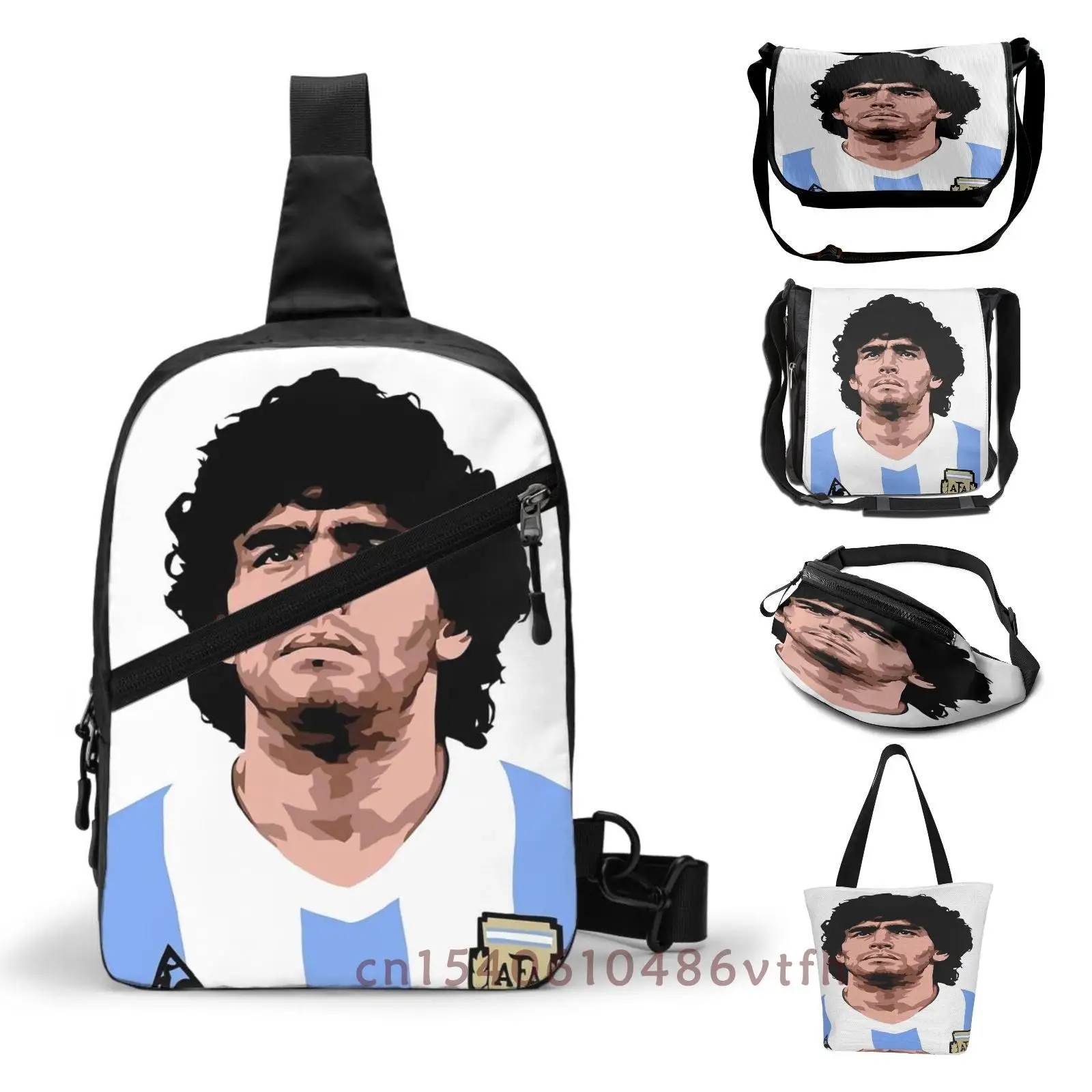 Функциональная Мужская нагрудная сумка Maradona уличная одежда поясной кошелек для