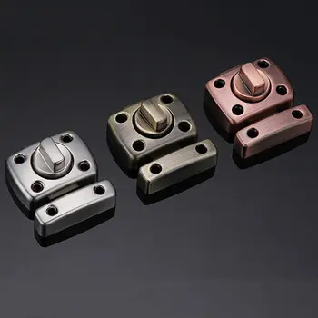 安い ホットステンレス鋼ドアセキュリティチェーンガードファスナーラッチロックのホーム安全浴室ドアロックネジ家の装飾