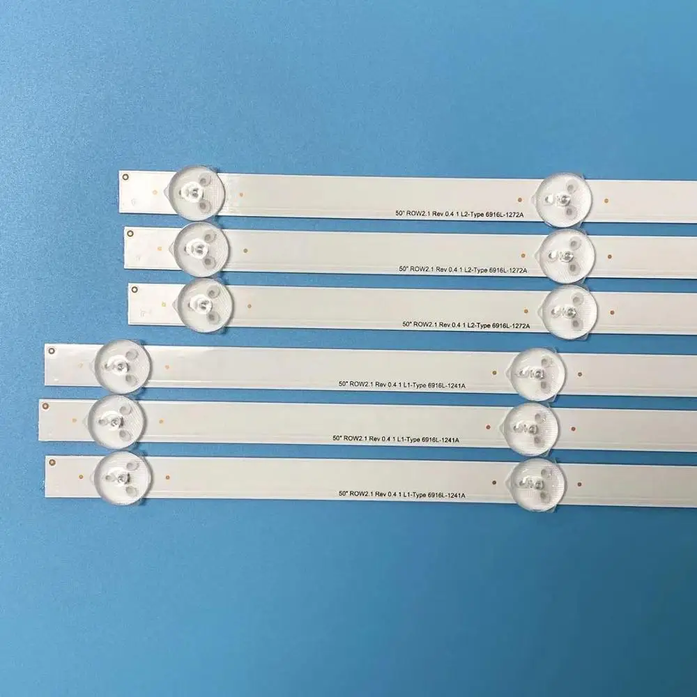 Замена светодиодный подсветка 10 лампы для LG 5" ТВ 50LN5400 50LA620V 6916L-1276A 6916L-1273A 6916L-1272A 6916L-1241A 50LA6208