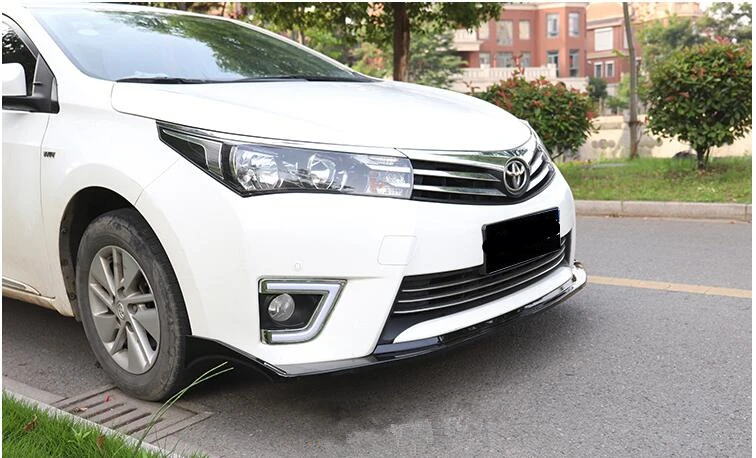Для TOYOTA Corolla Body kit спойлер- для Corolla ABS задний спойлер передний бампер диффузор защитные бамперы