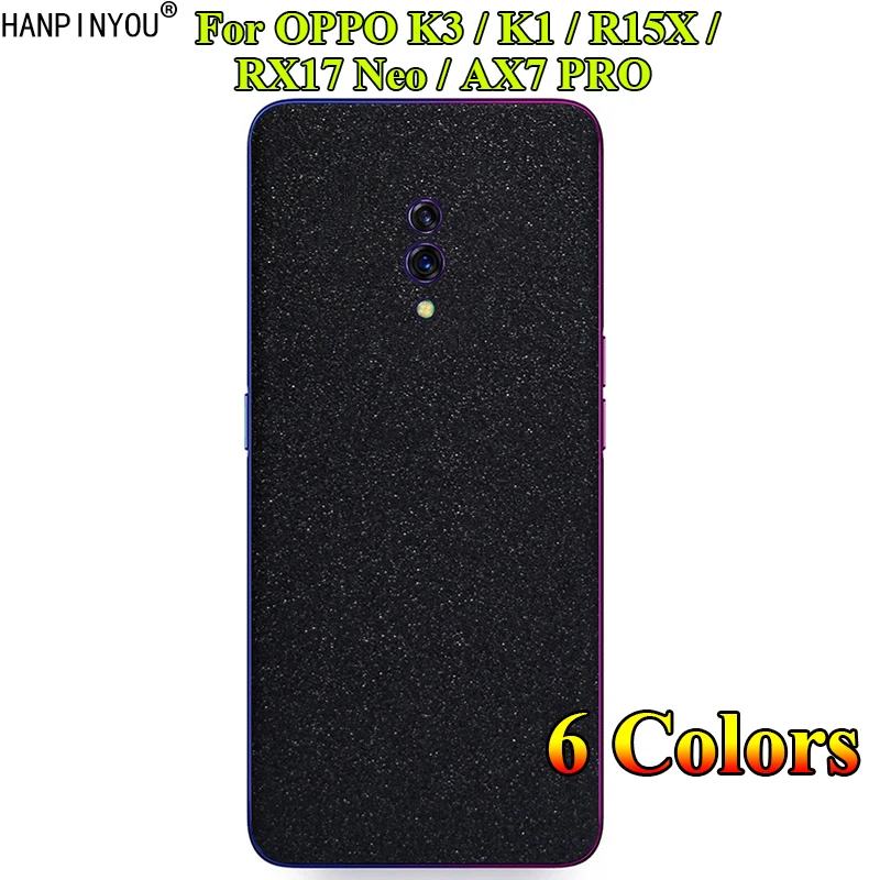 Для OPPO K3/K1/RX17 Neo/AX7 PRO Роскошная полная задняя вспышка матовая защитная пленка для