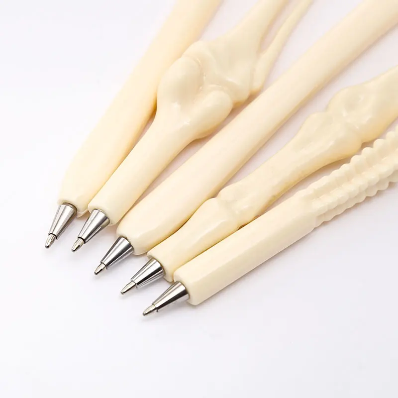 Funny Kawaii Bone Ballpoint Pen Cute Stationery Ball Item School Office Accessory Supply Kids Christmas Freebie Store Thing Bts