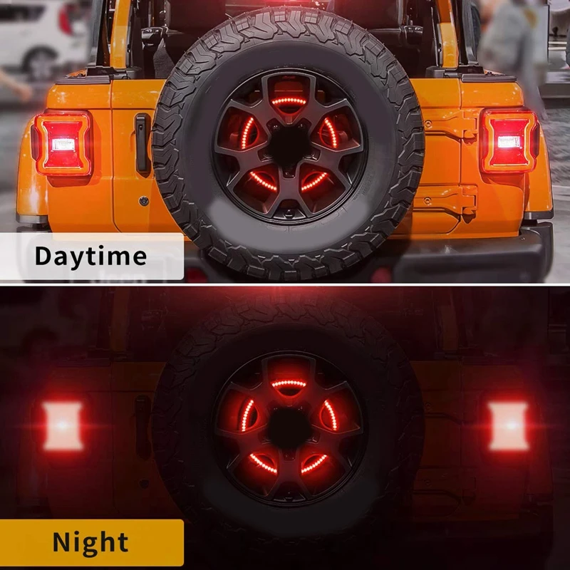 Запасное колесо тормозной светильник колеса светильник 3Rd стоп светильник для Jeep Wrangler JL JLU