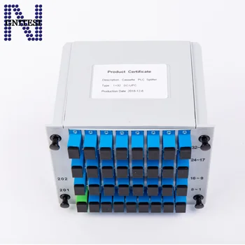 

Free shipping 1x32 SC-UPC PLC Fiber Optic Splitter Box,1*32 Card Inserting Fiber Tool