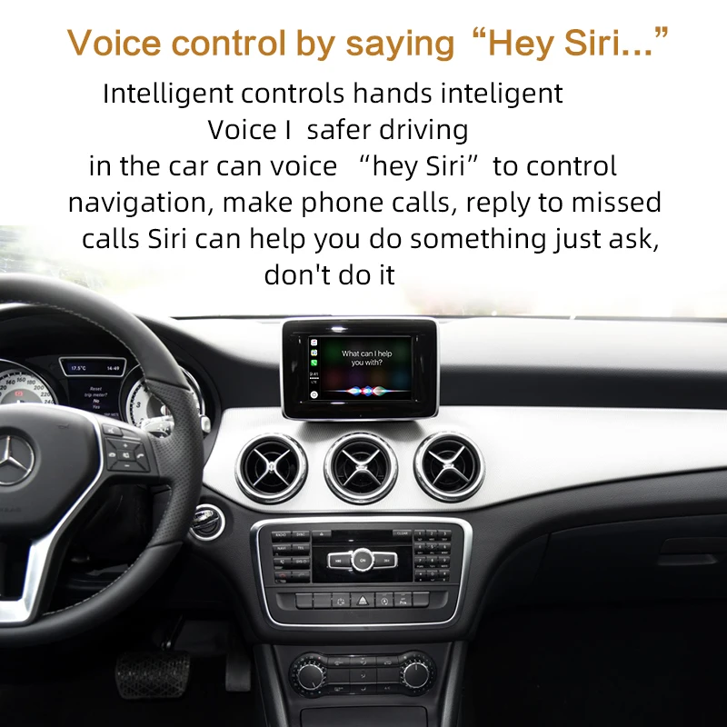 Sinairyu wifi беспроводной OEM Apple Carplay для Mercedes NTG 4,5 4,7 автомобиль играть класс W176 W204 2011-14 iOS/Android Авто зеркальное отображение