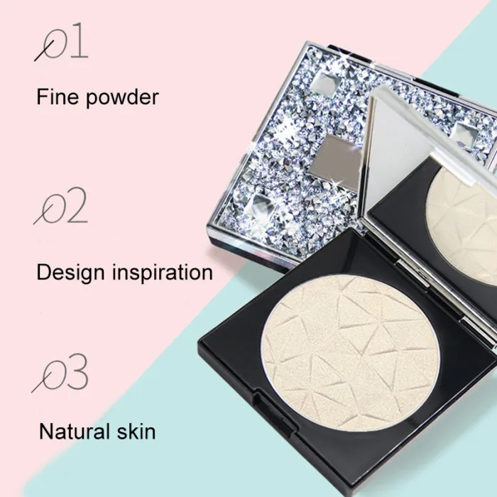 Highlighter Powder for Women Shimmering Beauty Makeup Cosmetics Trimming Stereoscopic Face Powder SSwell