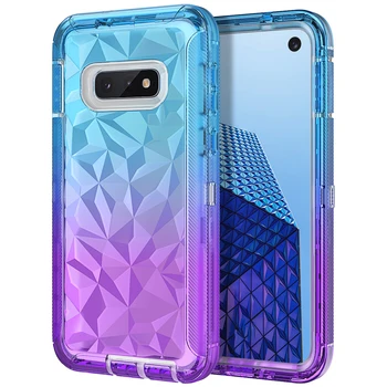 

Gradient Hard case for Samsung Galaxy S10 plus S10e Phone Case Cover Housing Protective Fundas Colorful Coque for Samsung S10e