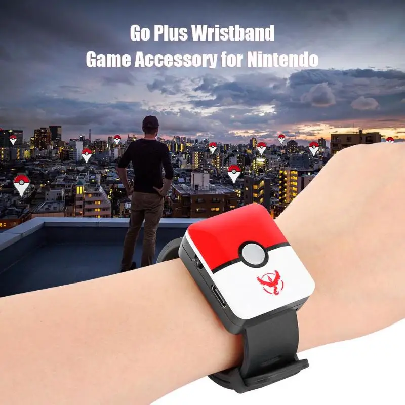 5 шт. Bluetooth браслет для Pokemon Go Plus Авто ловить игровые аксессуары автоматический ловить умный Браслет для Pokemon Go Plus