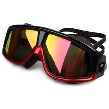 Кит Ультра большая оправа ртутные покрытия противотуманные водонепроницаемые очки плавательные очки для мужчин и женщин Высокая мода