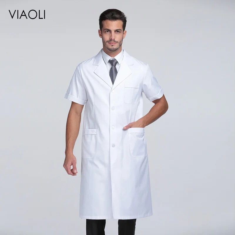Unisex Medical Uniforms Clothes Spot white coats medical spa hospital gown lab coat nurse scrub uniform pharmacy veterinary2019