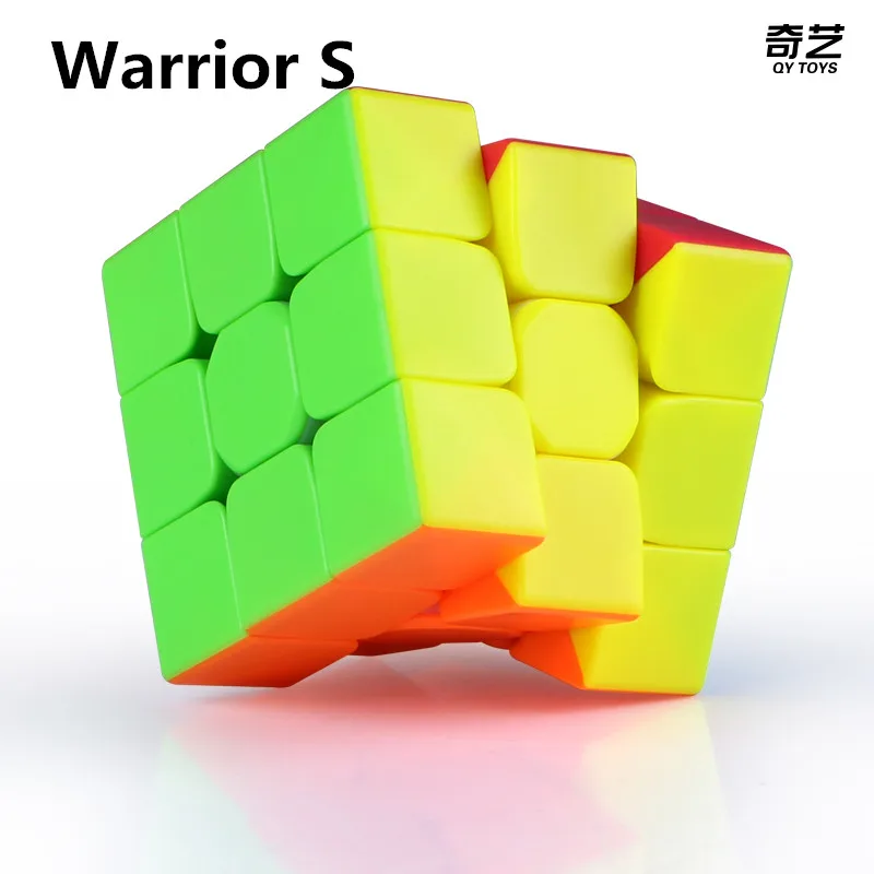 XMD QIYI Warrior S 3x3x3 магические кубики без наклеек ABS 56 мм кубик-головоломка Профессиональный скоростной обучающий кубик игрушка для детей