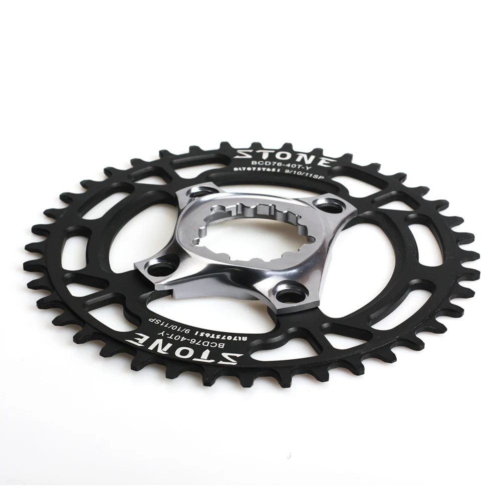 

Stone Bike Chainring 76 BCD 76mm Circle For MTB Replace Chain Ring Narrow Wide Teeth Climbing Bike Chainwheel Ring