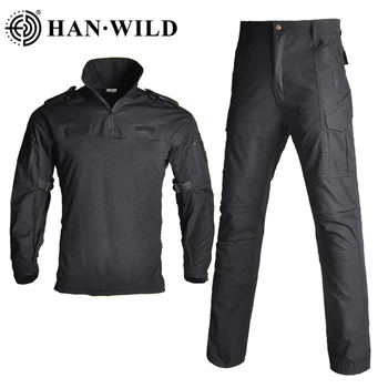 

Military Suits Tactical Camouflage Military Uniform Clothes Suit Men US Army Clothes Airsoft Military Combat Shirt + Cargo Pants