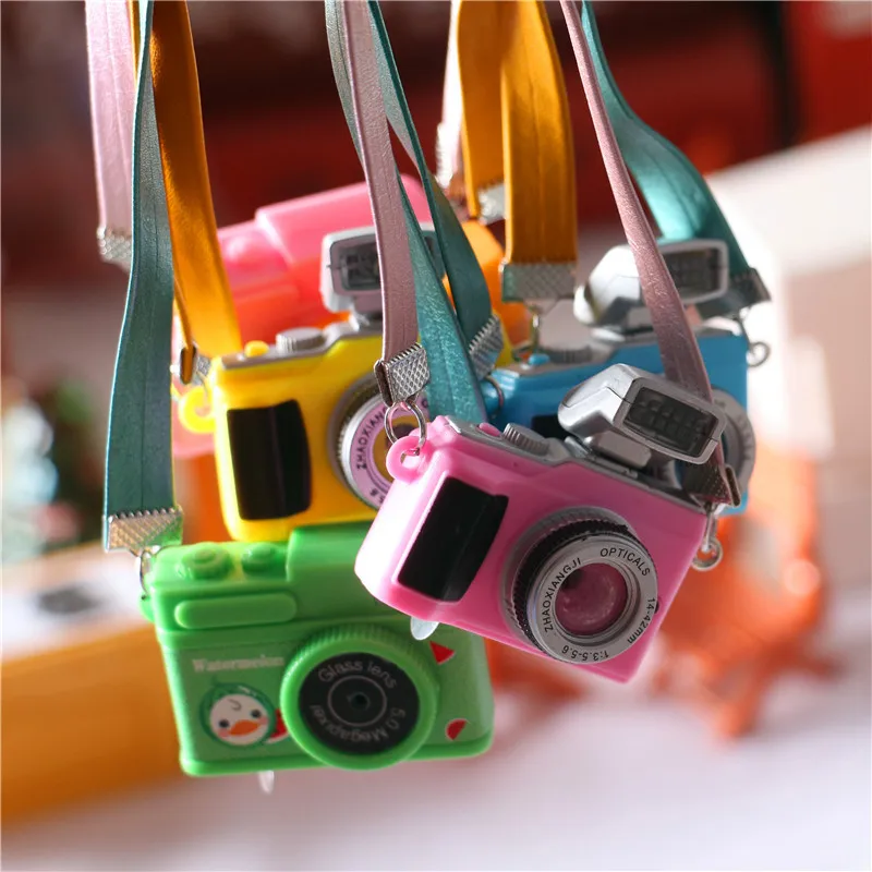 

Mini Camera For 1/6Doll House Accessories Decoration 1/12Doll House Cute Doodle DIY Kids Toy Christmas Gifts Miniature Ornaments