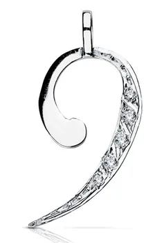 

HANGING BASS CLEF C/CIRC. CHAIN INCLUDED
