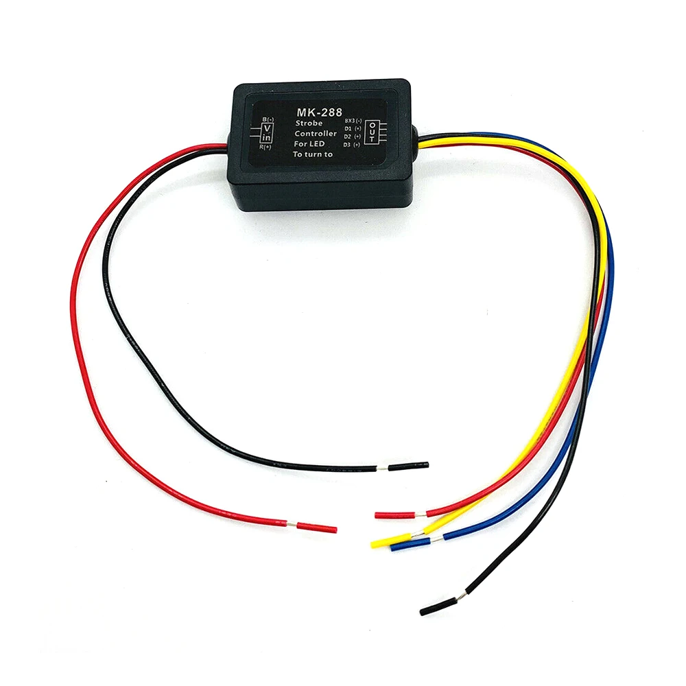 

2pcs Automotive turn signal universal purpose flow three-stage LED flow flashing controller