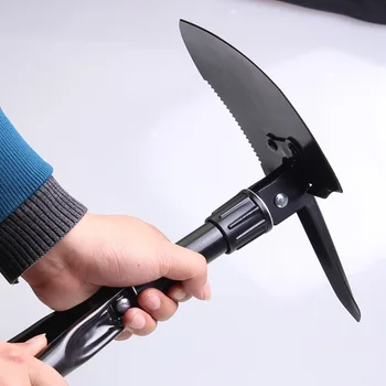 

Outdoor Tourism Military Folding Camping Shovel Portable Carbon Steel Survival Spade Trowel Emergency Survival Equipment