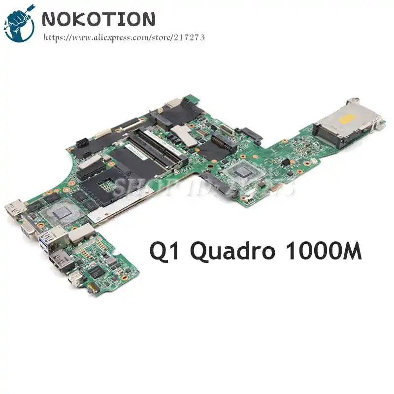 Материнская плата NOKOTION для Lenovo ThinkPad W520 48 4ke36 021 04W2030 04W2028 04W2036 материнская QM67 Q1 Quadro