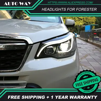 

Car Styling Head Lamp for Subaru Forester Headlights 2013-2016 Subaru Forester LED Headlight Angel Eye DRL Hid Bi Xenon