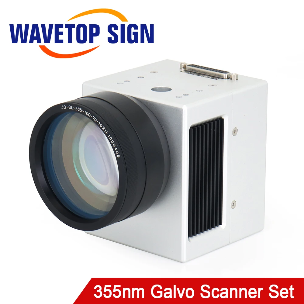 Цифровой лазерный сканер Galvo WaveTopSign 355нм экономичный с объективом JG для УФ