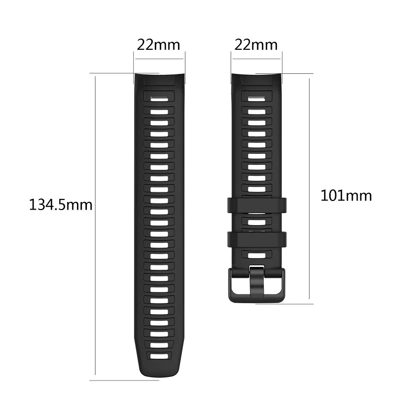 Premium Silicone Watch Band with TPU Soft Cover and Screen Protector