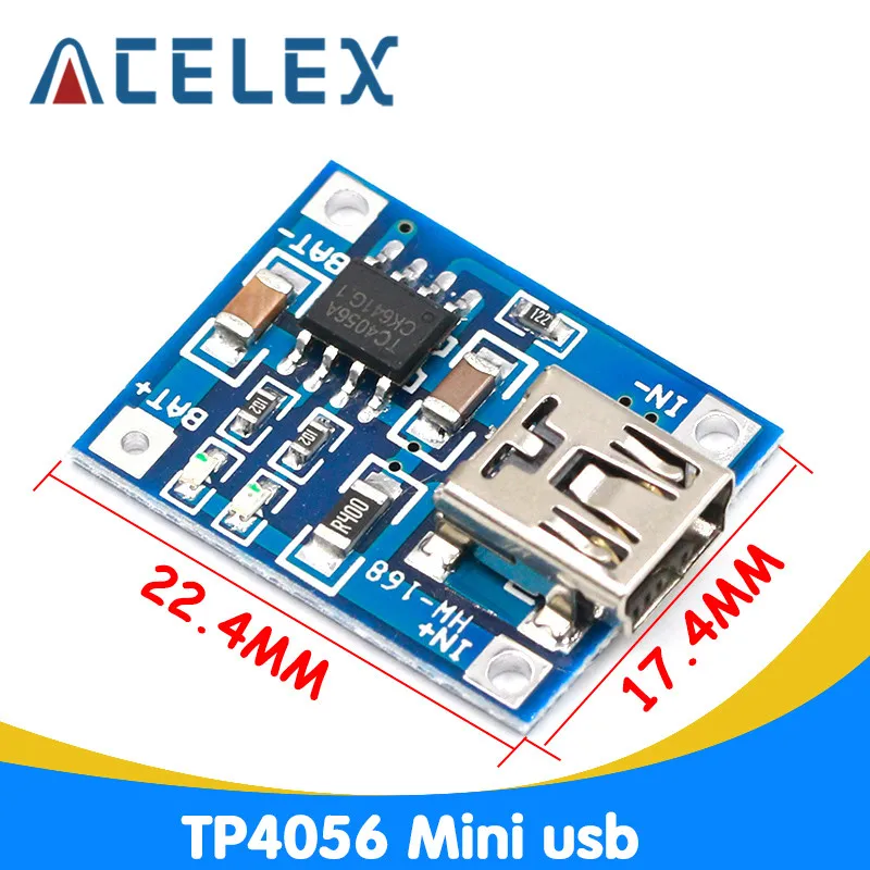 10 шт. Micro USB 5 в 1 а 18650 TP4056 модуль зарядного устройства литиевой батареи зарядная