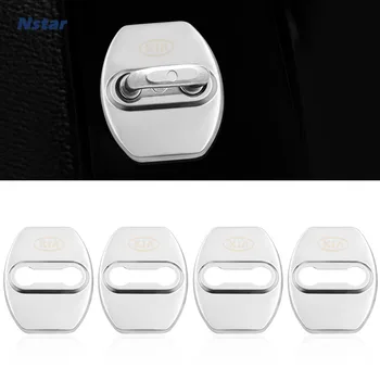 

Nstar 4pcs/set Auto Styling Door Lock Badge Cover Decoration Emblem Fit For KIA Stinger 2017-2019 Car Part Accessories 006