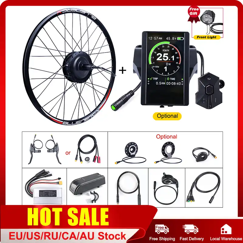 Bafang 48V 500W Front Hub Motor Brushless Gear Bicycle Electric Bike