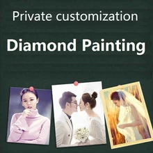 Алмазная вышивка на заказ 5D DIY Алмазная картина круглая Алмазная Вышивка крестом украшение