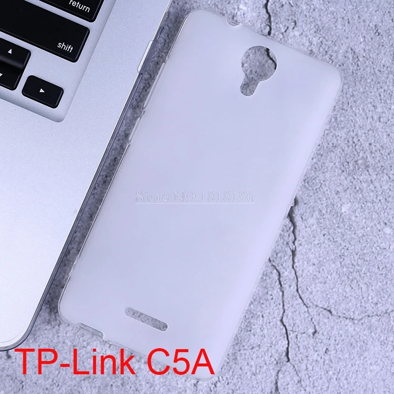 Для TP-Link Neffos C5 Plus чехлы для телефонов матовый чехол из ТПУ мягкий силиконовый простой грязестойкий чехол для телефона Neffos C5A задняя крышка - Цвет: White C5A