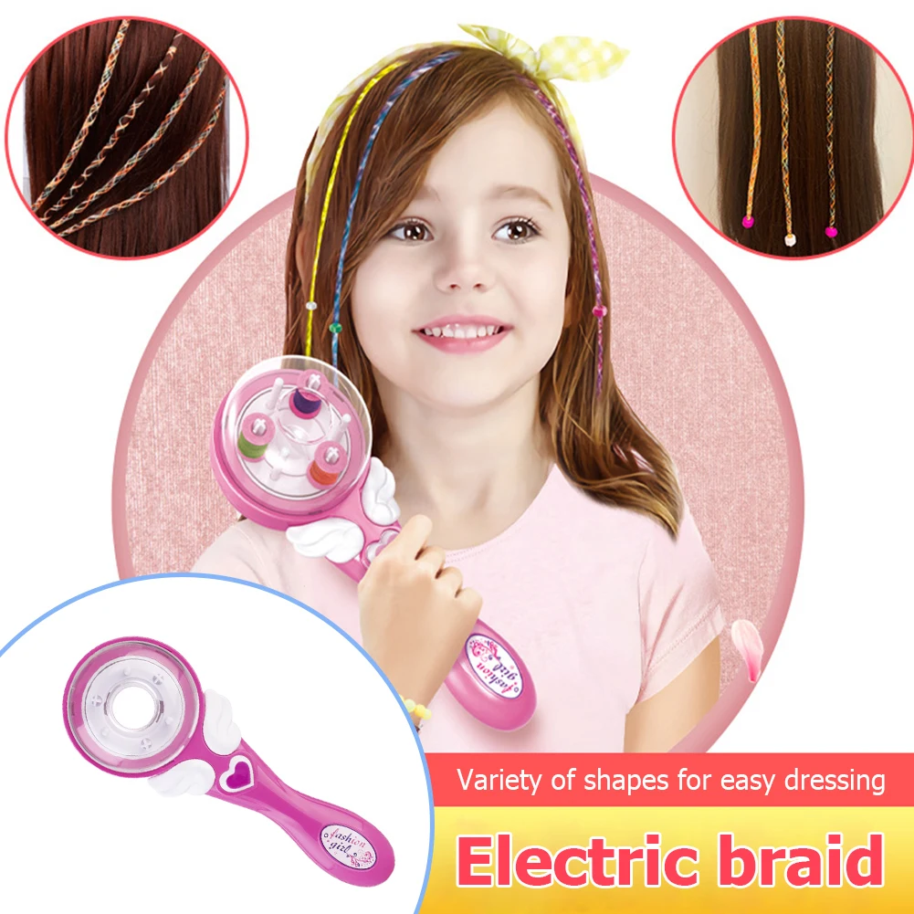 Electric Automatic Hair Braider DIY Hair Weave Roller Machine Twist Knitting Roll Twisted Braiding Styling Tools Girl for Gift Electric Automatic Hair Braider DIY Hair Weave Roller Machine Twist Knitting Roll Twisted Braiding Styling Tools Girl for Gift