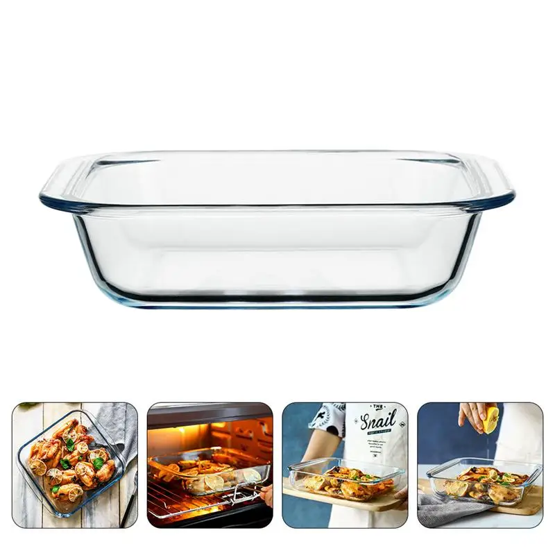 Judge Kitchen Essentials Square Glass Baking Roasting Dish in 700ml & 1.5litre 