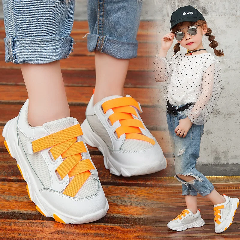 Сетчатый материал; Детские кроссовки детская обувь для девочек детские спортивные сетчатые резиновые детская обувь для девочек и мальчиков теннис infantil спортивные детские кроссовки