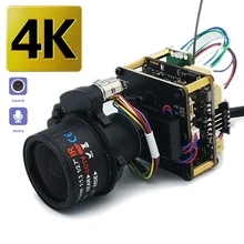 5X 4K 8mp Ip Camera Module, Sony IMX415 Sterrenlicht Sensor, gemotoriseerde 2.7-13.5Mm Optische Zoom Autofocus, Sd Card Slot Camhipro App